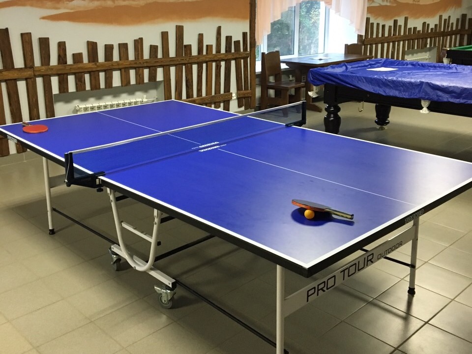 Стол для настольного тенниса в нашем кафе